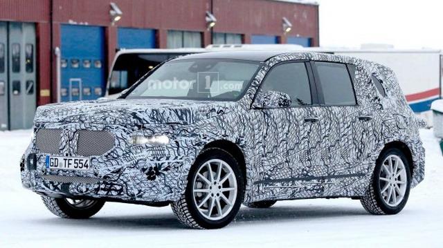 奔驰GLB最新谍照曝光 有望2019年正式亮相