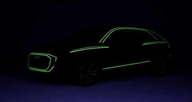 奥迪Q8最新预告图发布 或将6月5日上海首发