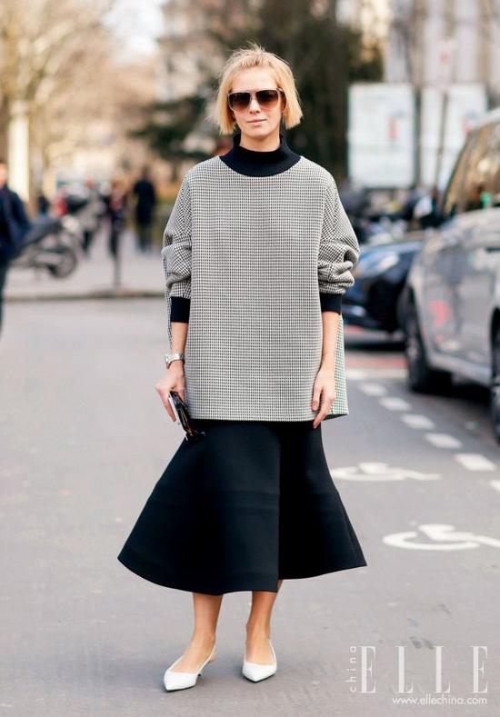 卫衣+裙子=一周7天美丽不重样