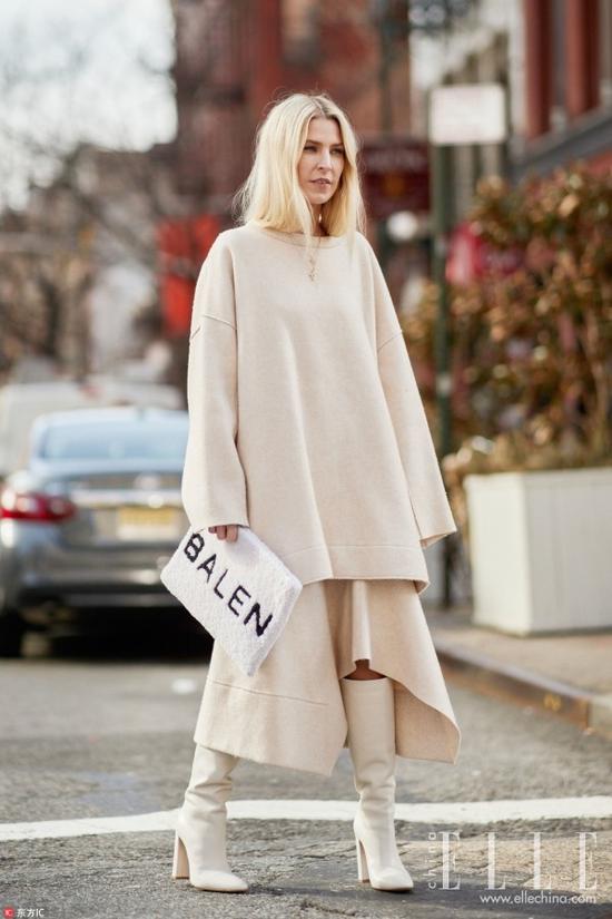 卫衣+裙子=一周7天美丽不重样