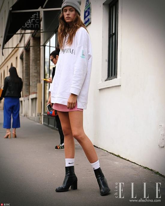 卫衣+裙子=一周7天美丽不重样